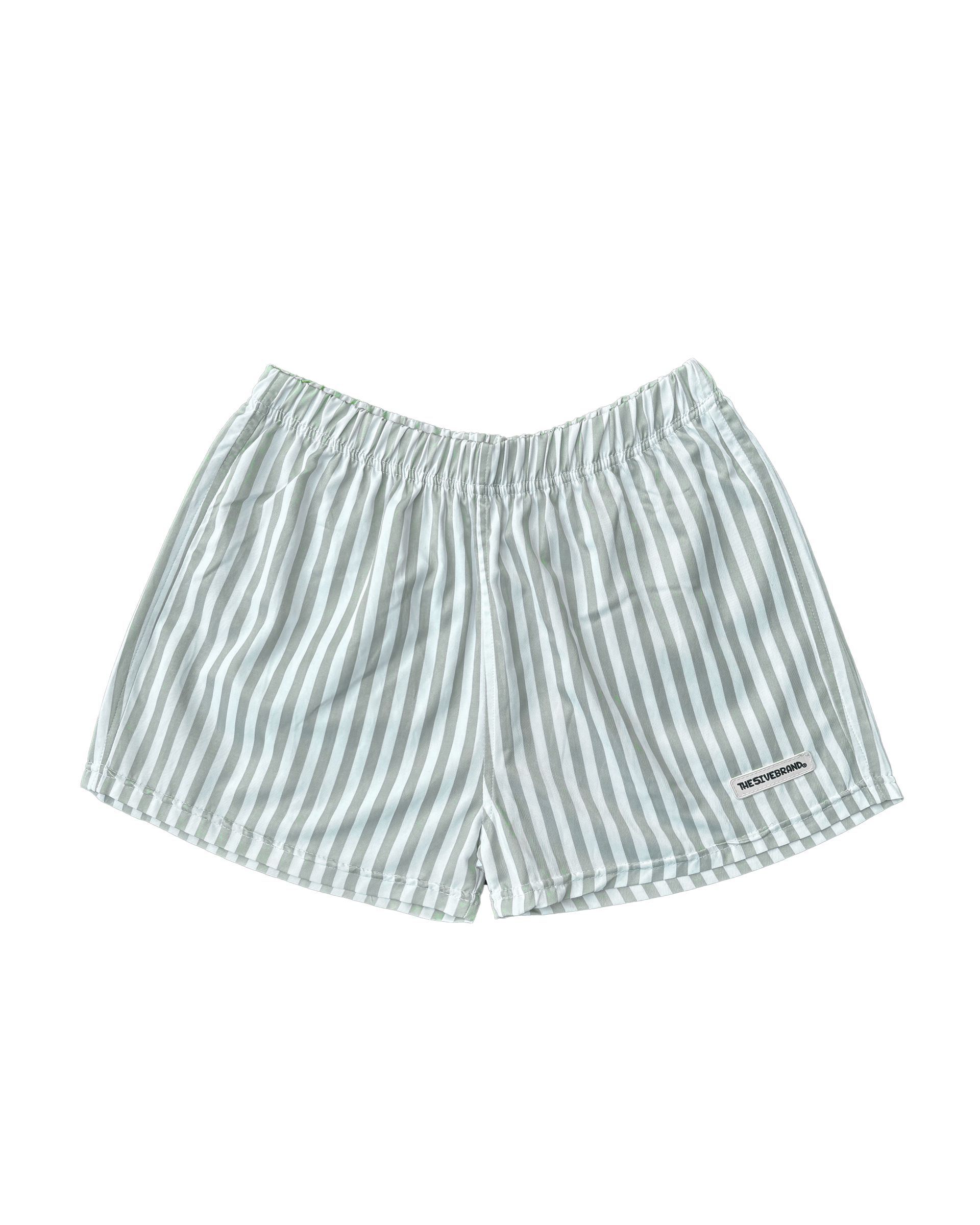 striped Short Verde Mujer