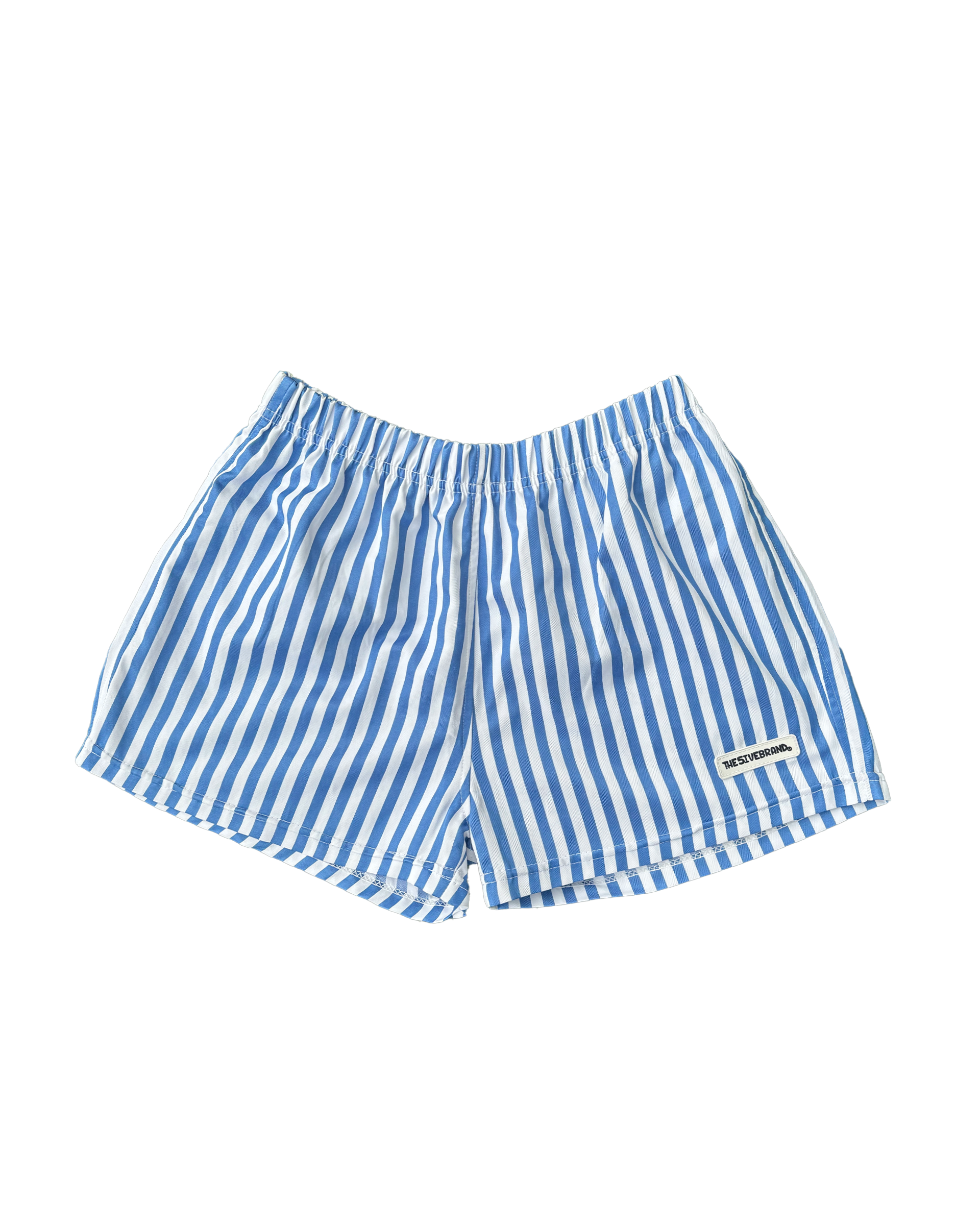 striped Short Azul Mujer